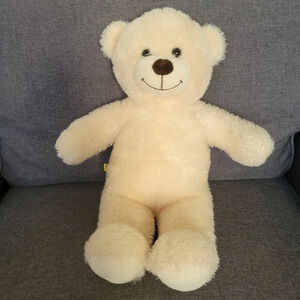 Build A Bear BAB 17" Teddy Bear Cream Colored Plush Toy Stuffed Animal‎ Medium